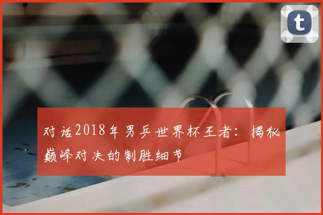 对话2018年男乒世界杯王者:揭秘巅峰对决的制胜细节