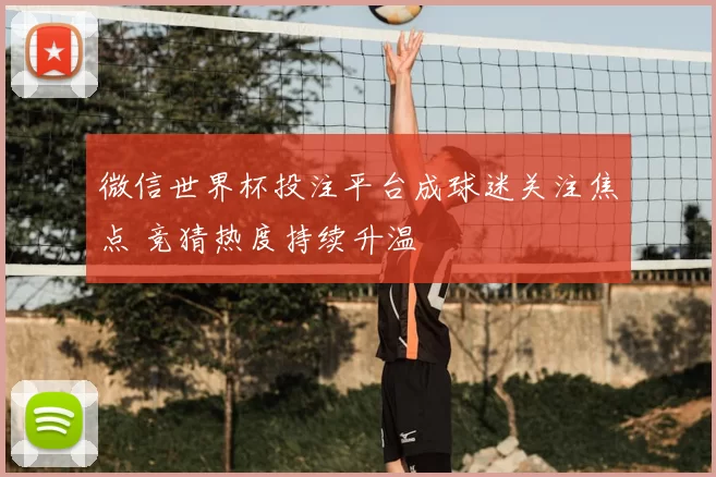 微信世界杯投注平台成球迷关注焦点 竞猜热度持续升温