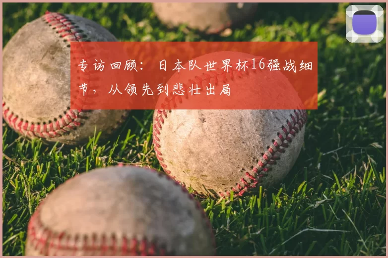专访回顾：日本队世界杯16强战细节，从领先到悲壮出局